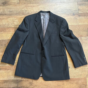 Men's Chaps Black Wool Blazer Size M